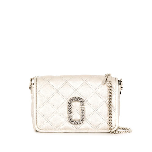 Marc Jacobs Bolsa Transversal The Status - Prateado