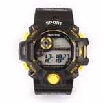 Masculina de quartzo Esportes Rel¨®gios digitais LED Militar Waterproof Wristwatche YE