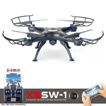 Melhor vendedor X5SW-1 6-Axis Gyro 2.4G 4CH em tempo real imagens retornam RC FPV Quadrotor zangão wi-fi com HD Camera One-prima Return