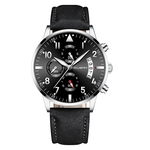 Men Military Luxury Sports Watch Analog Sport Leather Quartz Mens Watches