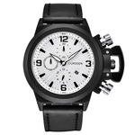 Men Watch masculino couro data Automatic rel¨®gios de quartzo Mens Luxo Marca impermeabiliza??o