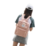 Men Women Waterproof Zipper Shoulder Mochila multifuncional para escola