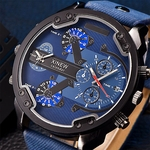 Men's Fashion Luxury Watch Leather Date Analog Quartz Sport Mens Wristwatches