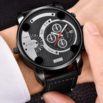 Mens Watches Waterproof Sport Chronograph Quartz Military Wrist Watch