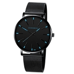 Mens Rel¨®gios Mulheres Quartz Assista Casual Magro malha de a?o imperme¨¢vel Sport Watch