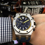 Mens Relógios Pa Auotomatic Relógio De Luxo 42mm Safira Cor Preta Azul Relógios Mecânicos Relógio À Prova D 'água