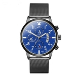 Mens Watches Luxury Quartz Busine Watch Casual Slim Mesh Steel Sport WristWatch