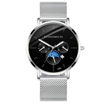 Mens Watches Luxury Quartz Watch Casual Slim Mesh Steel Sport Busine Watch