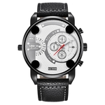 Mens Watches Waterproof Sport Chronograph Quartz Military Wrist Watch