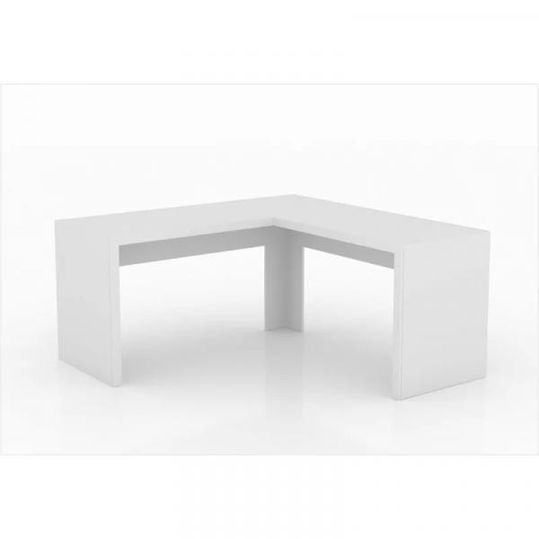 Mesa de Canto para Home Office ME4116 Branco 13 Tecno Mobili