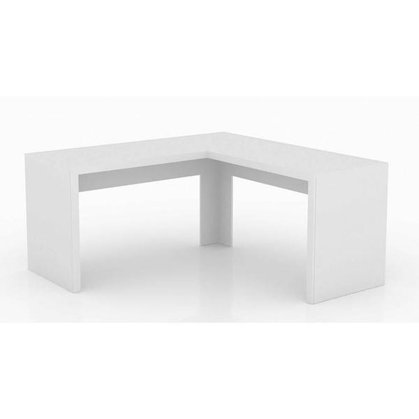 Mesa de Canto para Home Office ME4116 Branco - Tecno Mobili