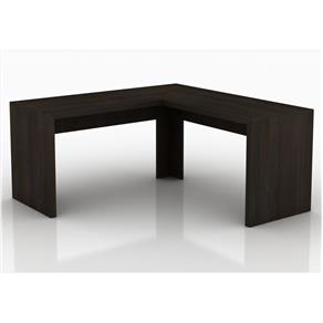 Mesa de Canto para Home Office ME4116 Tabaco 13 Tecno Mobili - Preto