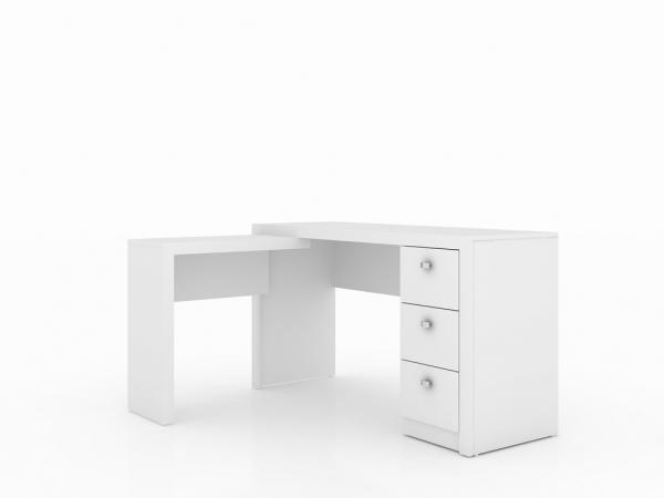 Mesa Escritório Escrivaninha ME-4101 Branco Tecnomobili