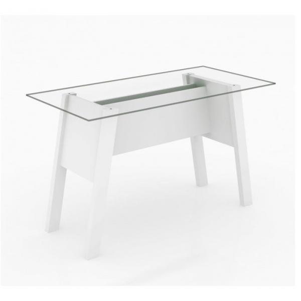 Mesa para Escritorio ME-4134 Branco Tecno Mobili