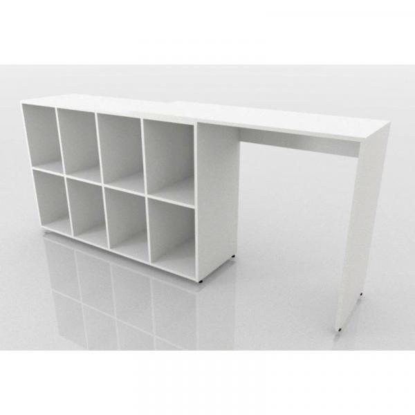 Mesa para Escritório Square Branco - Fit Mobel