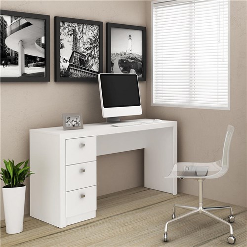 Mesa para Escritório Tecno Mobili Me4102 Branco