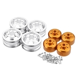 Metal atualizado Roda de carro RC Hub para 1/16 WPL B14 B16 B24 C14 C24 B16 B36 JJRC MN RC Veículo Modelo