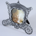 Metal Vintage Carriage Photo Frame - 3 "x 3" decorativo Molduras - Grande Baby Gift & presente de casamento