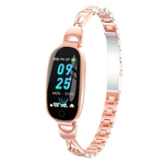 Metal Watch Smart Smart Mulheres Relógios Monitor Da Taxa De Coração