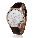 Mg1614man Rel¨®gios De Couro Masculino Strap Dial Rel¨®gio De Quartzo