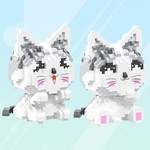 Micro-diamante pequenas partículas blocos de construção criativa educacional gato ciência montagem e dom brinquedo descompressão educação das crianças