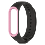 Mijobs Cinta relógio pulseira pulseira de silicone suave para Xiaomi Mi band 3