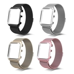 Milanis + Steel Frame pulseira Para a Apple substitui??o 1 2 3 Watch Band