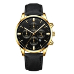 Men Military Sports Watch Luxury Analog Sport Leather Quartz Mens Watches