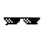 Minecraft óculos de sol Crianças 8 Bit MLG Pixelated Sunglasses Mosaic Óculos vintage