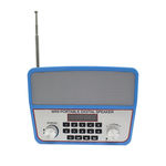 Mini Caixa Som Portátil Ws-1813 Bluetooth USB Mp3 Radio Azul