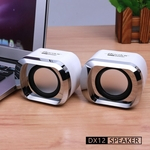 Mini Computer Speakers USB AUX Jack 3,5 milímetros PC desktop portátil estéreo com fio de Som Subwoofer