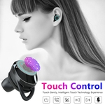 Mini Fones De Ouvido Intra-auriculares Estéreo Bluetooth 5.0 Fones De Ouvido Sem Fio Com Capa De Carga