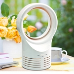 Mini portátil Área de Trabalho Bladeless Fan bonito Sem Fan-Folha refrigerador ventilador de refrigeração para Estudo Escritório