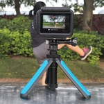 Mini portátil Pólo de extensão Handheld Auto-Pole Baixinho Go Pro tripé monopé vara Mount para câmeras Ação Gopro