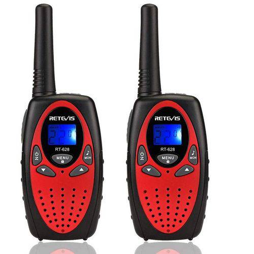 Mini-Rádio Infantil Walkie Talkie Retevis RT628 Rádio Toy Portátil para Crianças