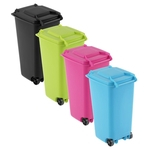 Mini Wheelie Bin Desk Titular Tidy Office Desktop Stationery Organizador Pencil