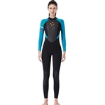3MM Diving Suit Mulheres Siamese Long Sleeve Quente Outdoor Coldproof Inverno Fato de Mergulho