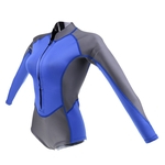 2mm Neoprene Feminino Shorty Primavera Terno Wetsuit Surf Natação Snorkeling