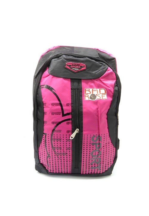 Mochila Bad Rose Rosa e Preto