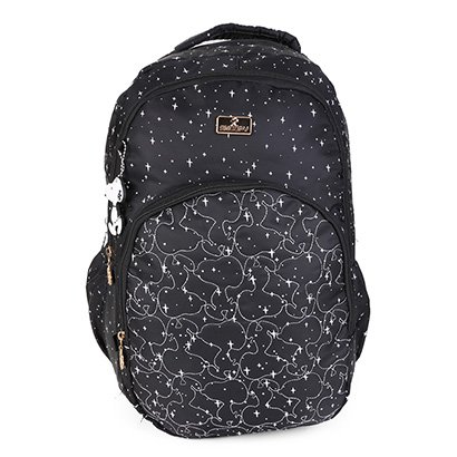 Mochila Escolar Infantil Luxcel Snoop Matelassê