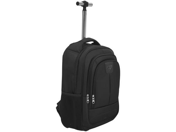 Mochila para Notebook com Rodinha Santino - Executiva Preta