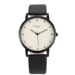 Moda Casual Assista Homens Mulheres Simples Escala Leather Strap Quartz Relógio de pulso