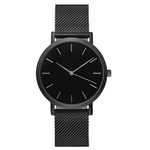 Moda Casual Estilo Quartz elegante relógio de pulso com fina Strap liga para o Homem Mulher