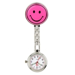 Moda Casual Quartz relógio de pulso luminoso Cara Alegre Pocket Watch