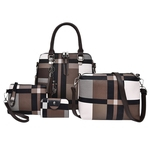 Moda Composite Bag Shoulder Crossbody Bolsa Telefone Bolsa para Mulheres Meninas 4pcs