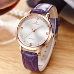 Ladies Fashion Quartz Watch WomenLeather Casual Dress Women Watch PP