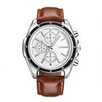 Moda impermeável de pulso de quartzo Rodada Dial Alloy Wristcase Assista