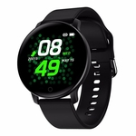 Moda inteligente Rodada de relógio de IP68 Waterproof Men Relógios Atividade de Fitness Rastreador Bluetooth Mulheres Smartwatch