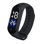 Moda LED Digital Sports Watch Unisex Silicone faixa de pulso Rel¨®gios Homens Mulheres