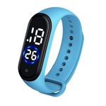 Moda LED Digital Sports Watch Unisex Silicone faixa de pulso Rel¨®gios Homens Mulheres